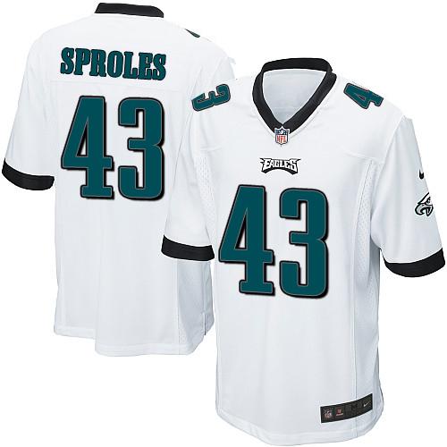Nike Eagles #43 Darren Sproles White Youth Stitched NFL New Elite Jersey